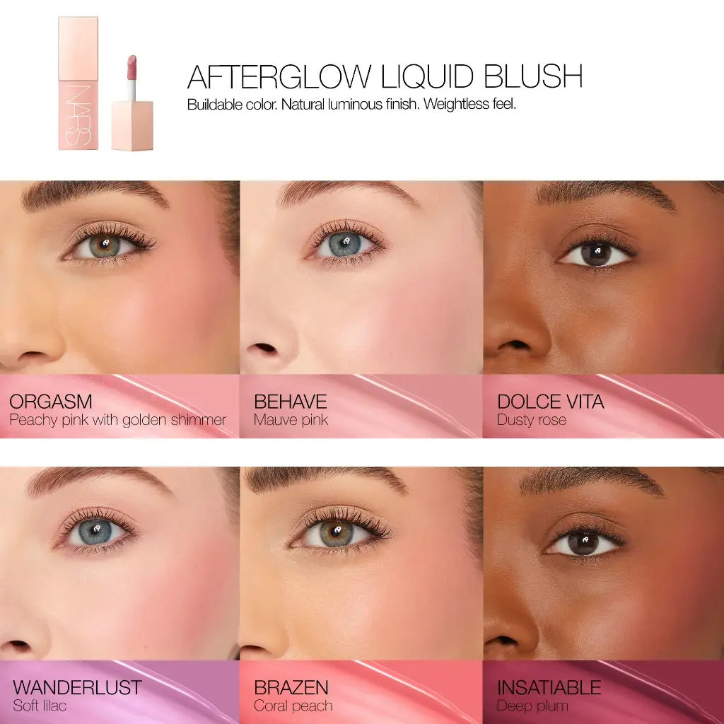 NARS_SU23_AfterglowCollection_LiquidBlush_AllShades_GLBL.webp